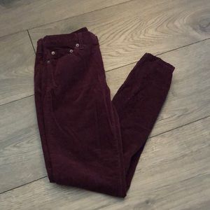 Purple Corduroy pants